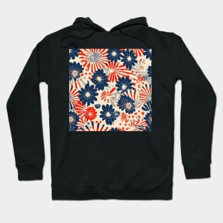 Patriotic 4th of July Pattern 10 Hoodie